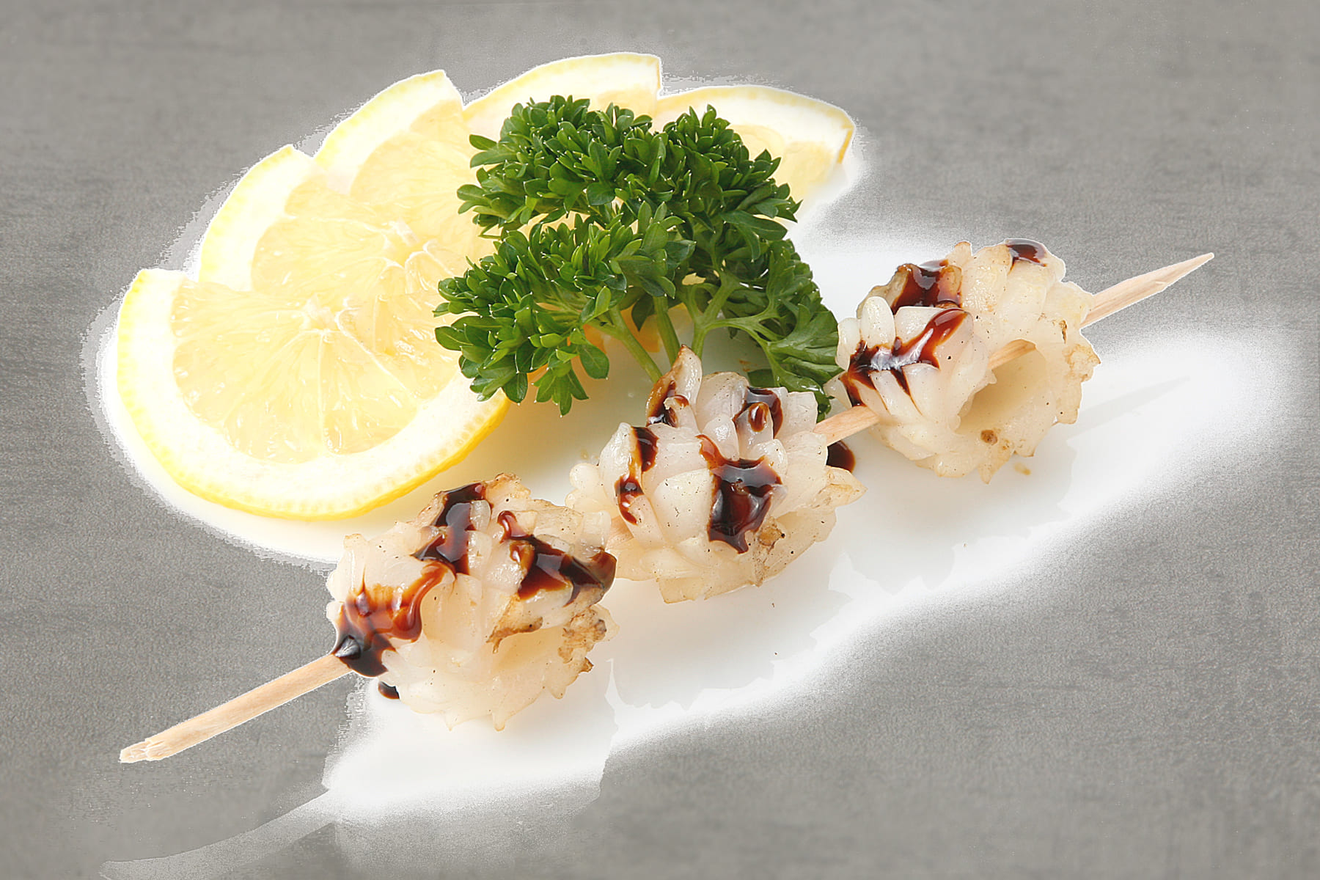 Шашлычок из кальмара